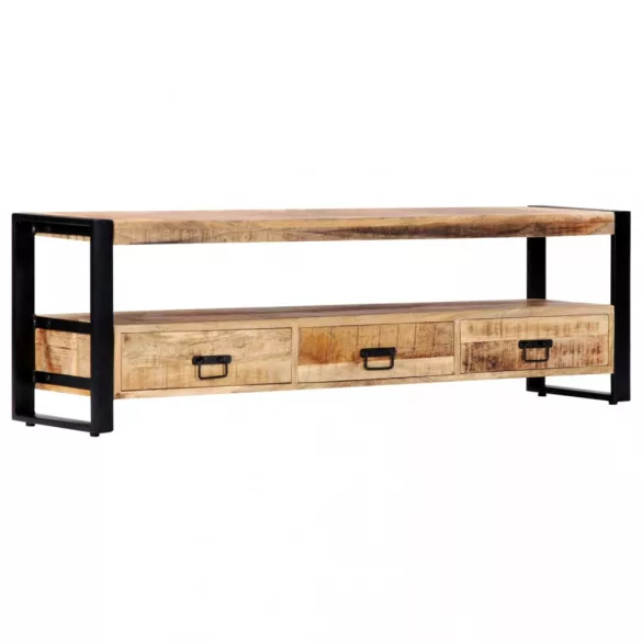 tömör mangófa TV-szekrény 150 x 30 x 45 cm