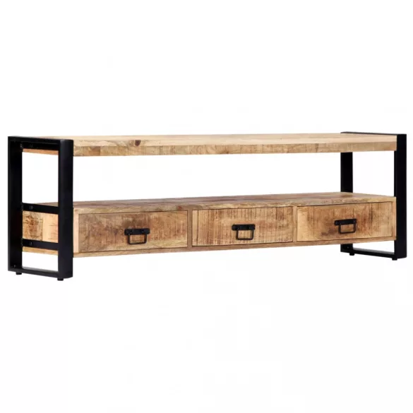 tömör mangófa TV-szekrény 150 x 30 x 45 cm