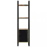 tömör újrahasznosított fa könyvespolc 45 x 30 x 171 cm