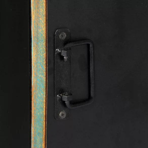 tömör újrahasznosított fa könyvespolc 45 x 30 x 171 cm