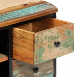 tömör újrahasznosított fa TV-szekrény 120 x 30 x 45 cm