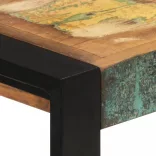tömör újrahasznosított fa tálalószekrény 120 x 30 x 75 cm