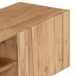 tömör akácfa TV-szekrény 140 x 30 x 45 cm