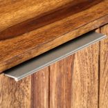 tömör akácfából TV-szekrény 140 x 30 x 40 cm