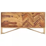 tömör akácfából tálalószekrény 118 x 30 x 60 cm