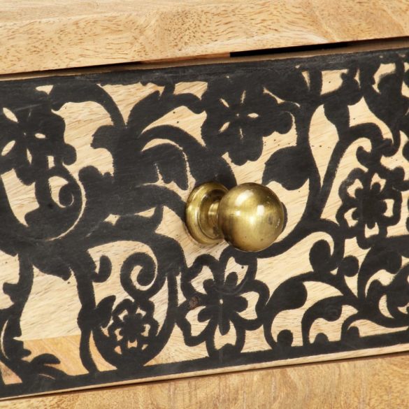 tömör mangófa TV-szekrény 100 x 30 x 45 cm