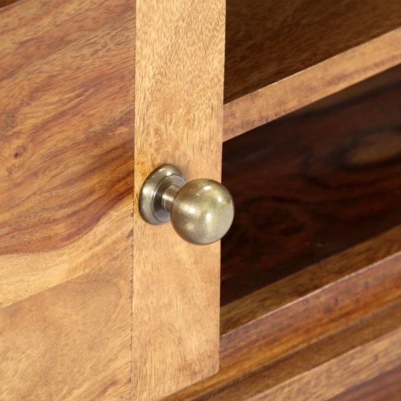 tömör akácfából TV-szekrény 118 x 30 x 40 cm