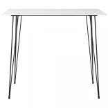 fehér bárasztal 120x60x105 cm