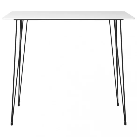 fehér bárasztal 120x60x105 cm