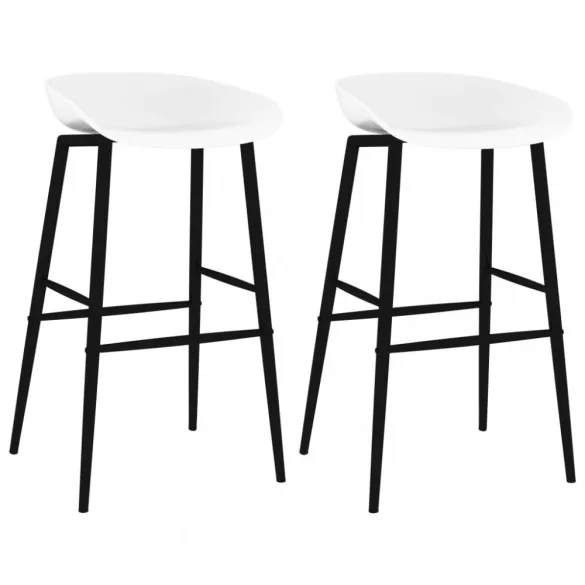 2 db fehér bárszék
