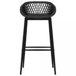 4 db fekete bárszék