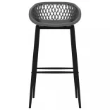 4 db szürke bárszék