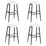 4 db fehér bárszék