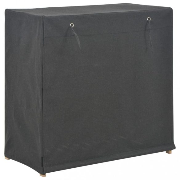 szürke szövetborítású cipősszekrény 79 x 40 x 80 cm