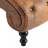 barna művelúr dívány