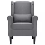 sötétszürke szövetfotel