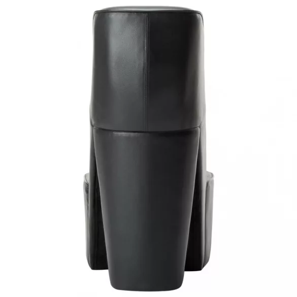 fekete magas sarkú cipő formájú műbőr szék