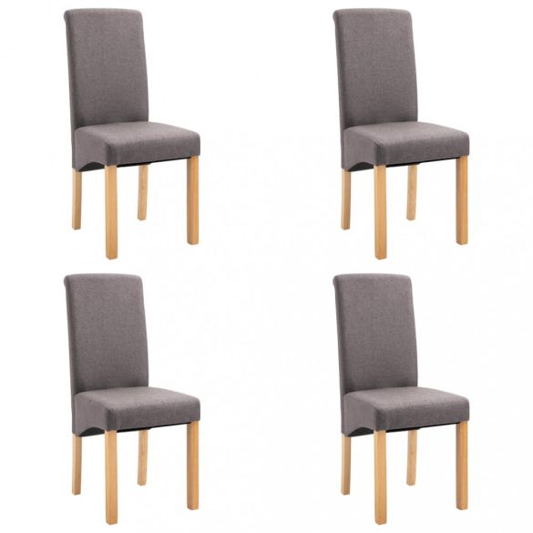 4 db tópszínű szövet étkezőszék