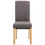 4 db tópszínű szövet étkezőszék