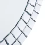 edzett üveg falitükör 40 cm