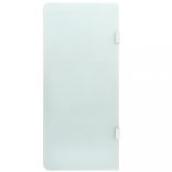 falra szerelhető edzett üveg piszoárelválasztó fal 90 x 40 cm