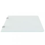 falra szerelhető edzett üveg piszoárelválasztó fal 90 x 40 cm