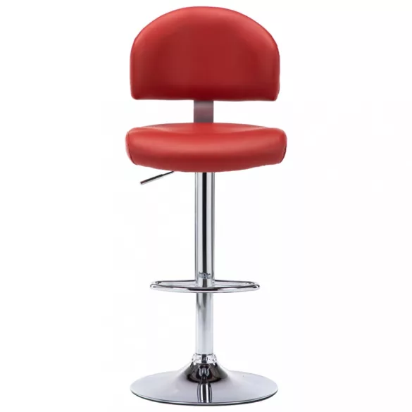 2 db bordó műbőr bárszék