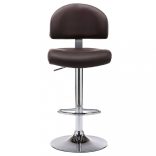 2 db barna műbőr bárszék