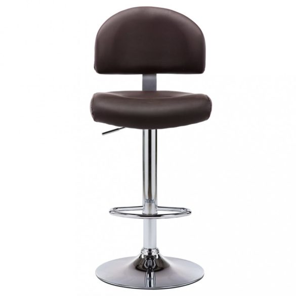 2 db barna műbőr bárszék