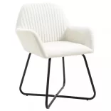 2 db krémszínű szövet étkezőszék