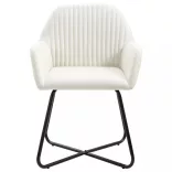 2 db krémszínű szövet étkezőszék