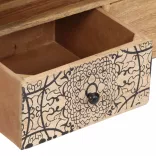 tömör mangófa TV-szekrény 140 x 30 x 40 cm