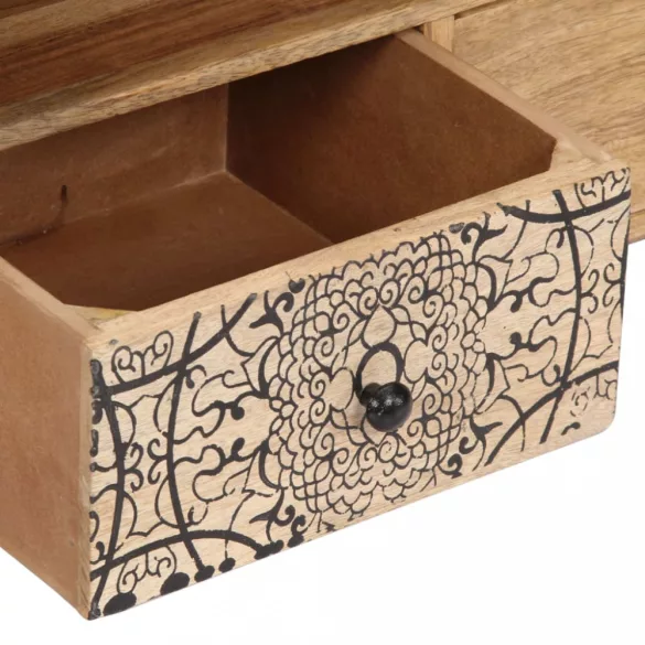 tömör mangófa TV-szekrény 140 x 30 x 40 cm