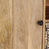 tömör mangófa TV-szekrény 140 x 30 x 40 cm