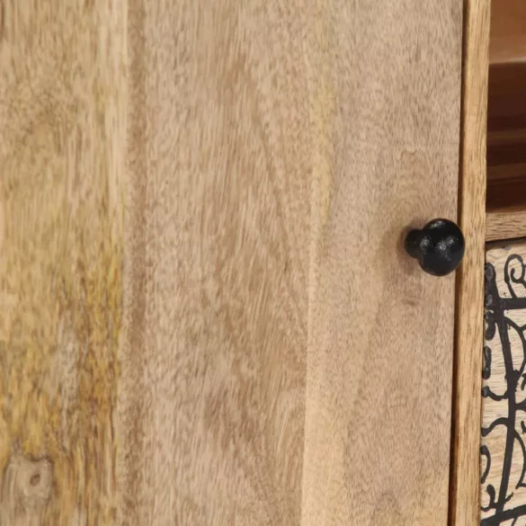 tömör mangófa TV-szekrény 140 x 30 x 40 cm