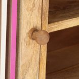 tömör mangófa TV-szekrény 120 x 30 x 40 cm