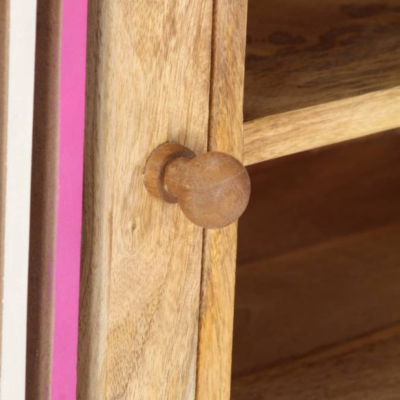 tömör mangófa TV-szekrény 120 x 30 x 40 cm