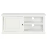 fehér fa TV-szekrény 90 x 30 x 40 cm