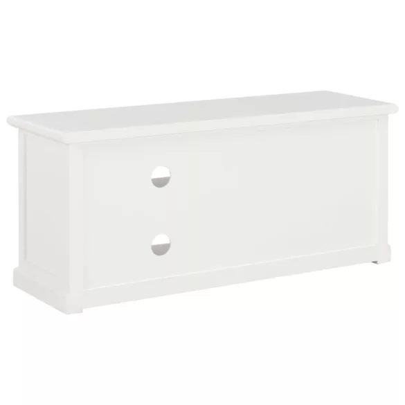 fehér fa TV-szekrény 90 x 30 x 40 cm