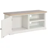 fehér fa TV-szekrény 90 x 30 x 40 cm