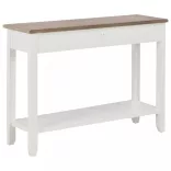 fehér fa tálalóasztal 110 x 35 x 80 cm