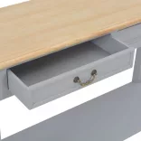 szürke fa tálalóasztal 110 x 35 x 80 cm
