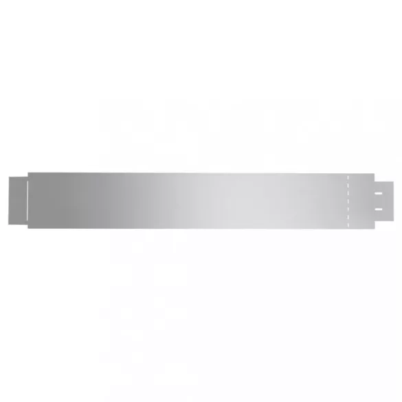 10 db hajlékony horganyzott acél gyep kerítés szett 100 x 14 cm