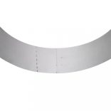 20 db hajlékony horganyzott acél gyep kerítés szett 100 x 14 cm