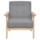 2 részes világosszürke szövet ülőgarnitúra