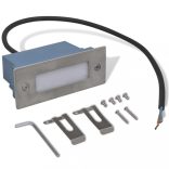 12 db süllyesztett LED lépcsőlámpa 44 x 111 x 56 mm
