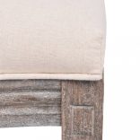 6 db krémszínű szövet étkezőszék