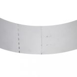 10 db galvanizált acél gyepkerítés 100 x 20 cm