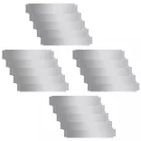 20 db galvanizált acél gyepkerítés 100 x 20 cm