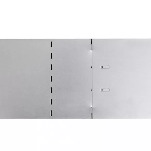 20 db galvanizált acél gyepkerítés 100 x 20 cm